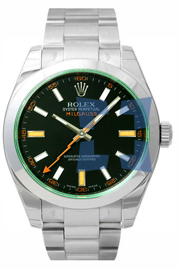 Rolex Milgauss Series Fashionable Mens Automatic Watch 116400GV Rolex Milgauss Series Fashionable Mens Automatic Watch 116400GV