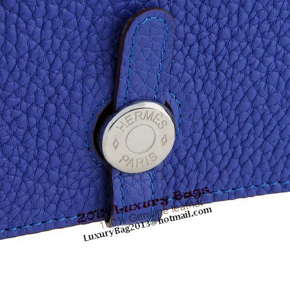 Hermes Dogon Combined Wallet A508 RoyalBlue Hermes Dogon Combined Wallet A508 RoyalBlue