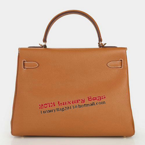 Hermes Kelly 32cm Shoulder Bag Wheat Original Leather K32 Gold