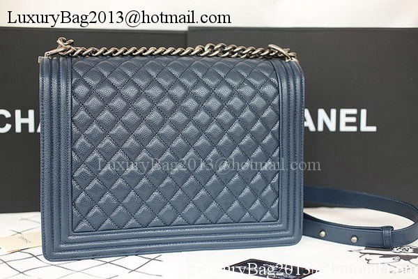 Boy Chanel Flap Shoulder Bag Original Cannage Pattern A67087 Royal