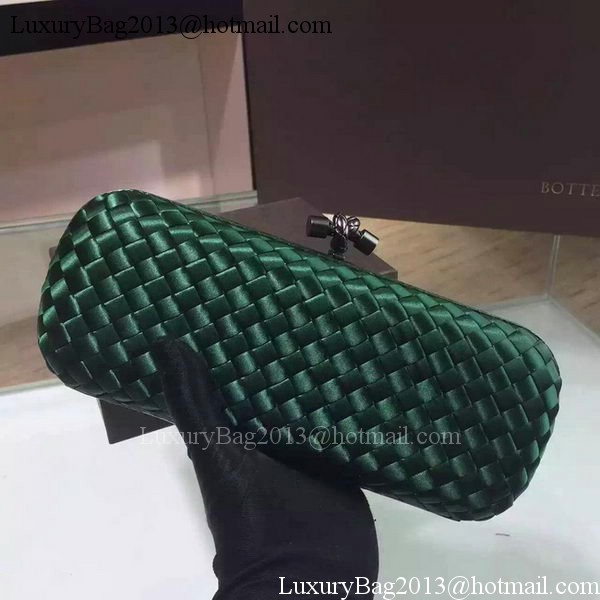 Bottega Veneta STRETCH Knot Sheepskin Leather Clutch BV8651 Green Bottega Veneta STRETCH Knot Sheepskin Leather Clutch BV8651 Green