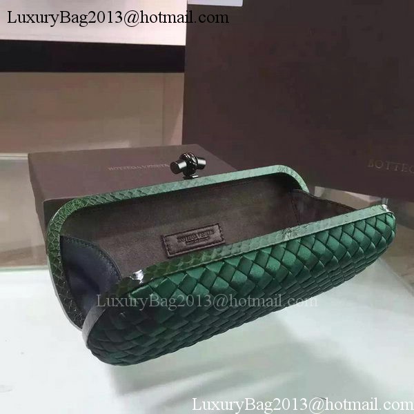 Bottega Veneta STRETCH Knot Sheepskin Leather Clutch BV8651 Green Bottega Veneta STRETCH Knot Sheepskin Leather Clutch BV8651 Green