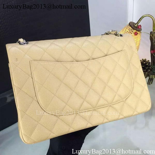 Chanel Classic Flap Bag Original Cannage Patterns A1119 Apricot