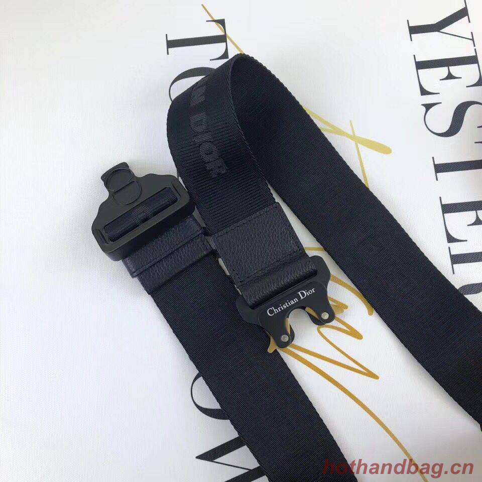 Dior Saddle Canvas Crossbody Bag M0446D Black Dior Saddle Canvas Crossbody Bag M0446D Black