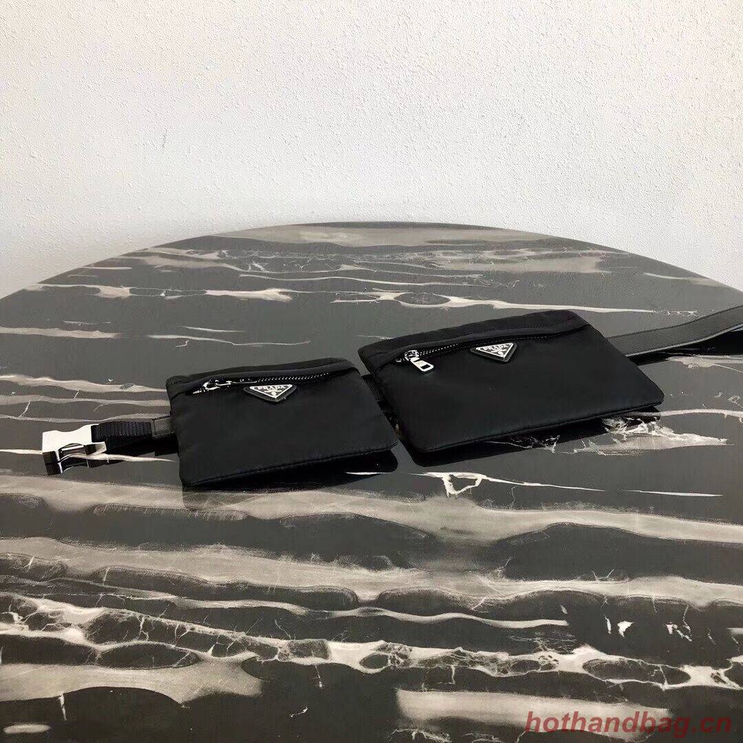 Prada Nylon Pocket 2CM219 black Prada Nylon Pocket 2CM219 black