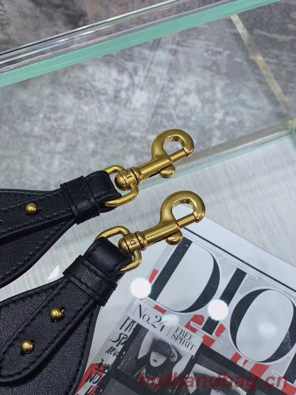 DIOR BLUE MULTICOLOR CAMOUFLAGE FULLY EMBROIDERED STRAP M928