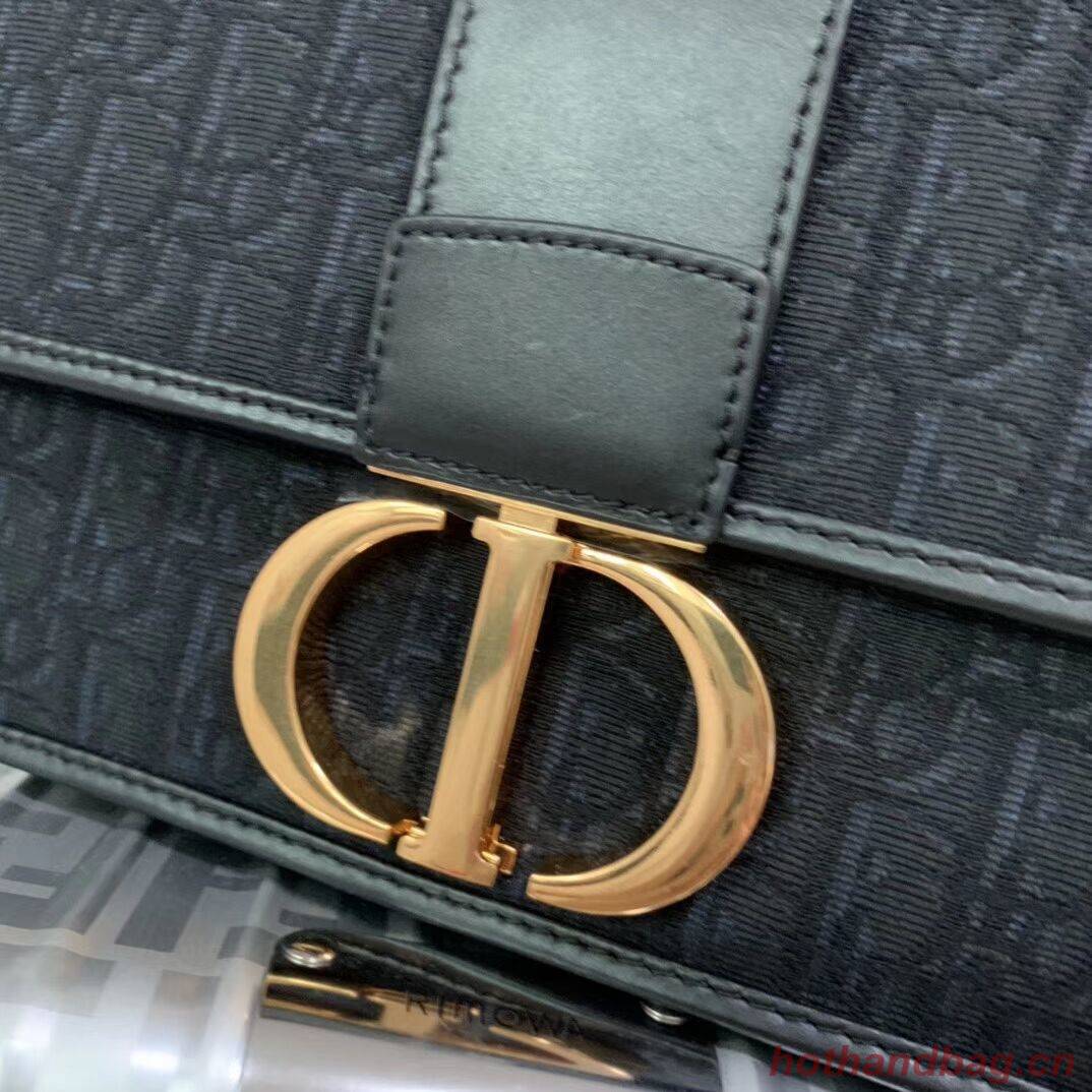 Dior 30 MONTAIGNE CANVAS BAG C9203 black