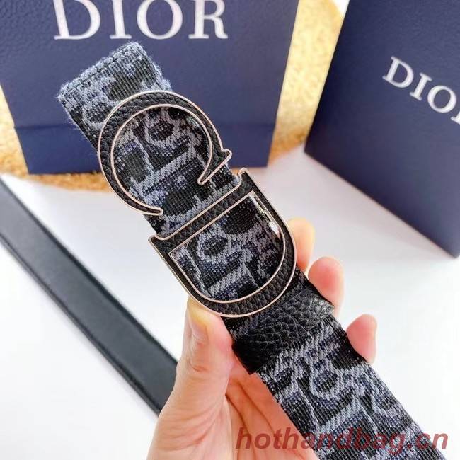 DIOR-ID BELT Canvas 35 MM B0111UM  blue