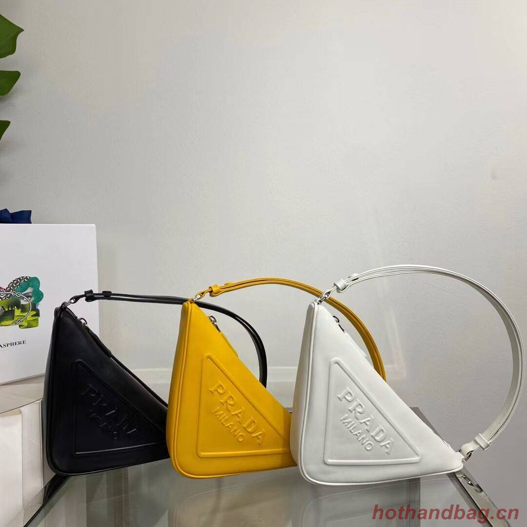 Prada Padded nappa leather handbag 1BE003 green