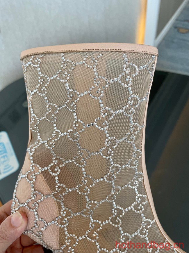 Gucci WOMENS GG MID-HEEL BOOT 93641-2