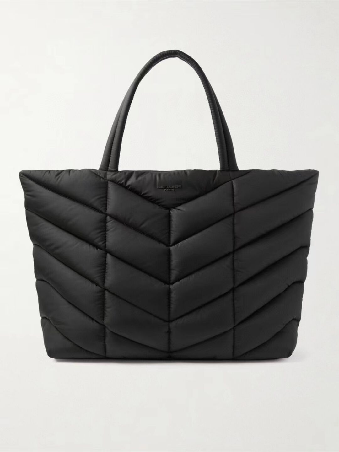 SAINT LAURENT TOTE IN silk cloth Y577729B BLACK