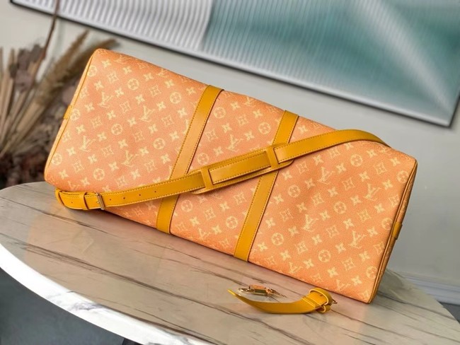 Louis Vuitton 57th Street NYC Keepall Bandouliere 55 EXCLUSIVE M13186 Yellow