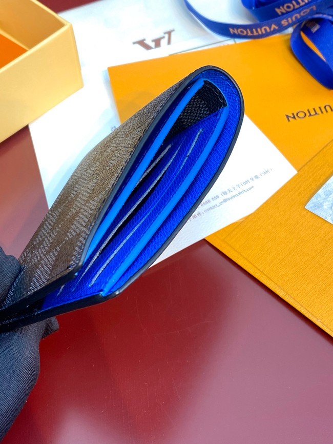 Louis Vuitton Pocket Organizer N00092 Indigo Blue