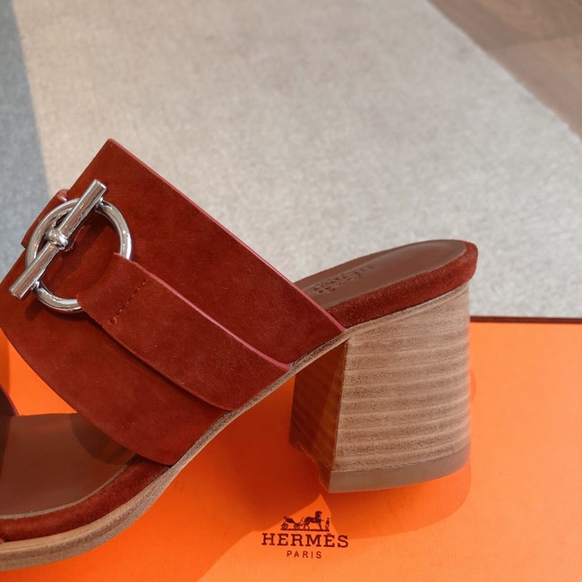 Hermes WOMENS SANDAL Heel 6.5CM 55861-4