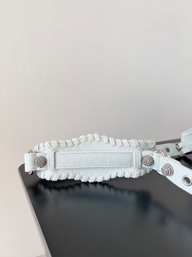 Balenciaga NEO CAGOLE Denim 77534 sky blue