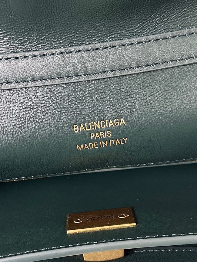 Balenciaga Rodeo Handbag smooth calfskin 795457 lake green