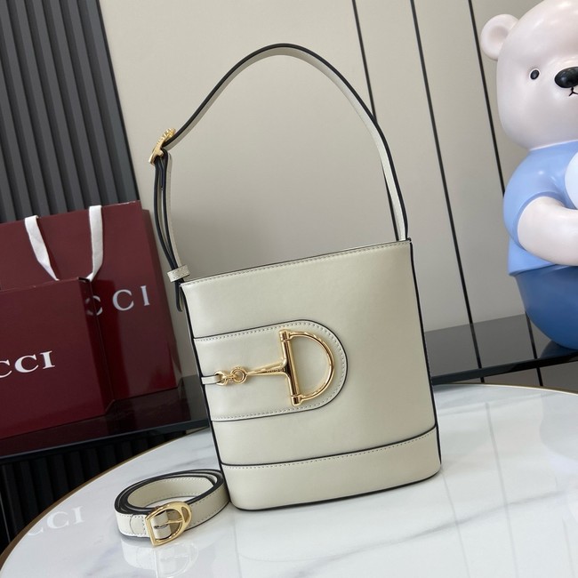 GUCCI 73 MINI BUCKET BAG 833665 White