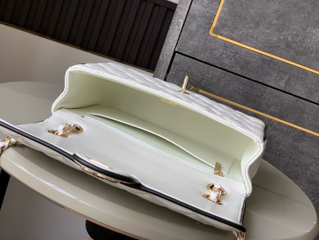 CHANEL FLAP BAG Lambskin AS5150 White