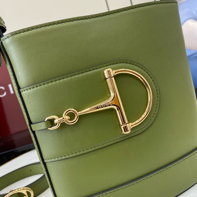 GUCCI 73 MINI BUCKET BAG 833665 Green