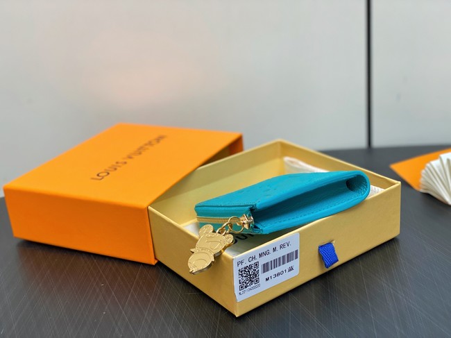 Louis Vuitton Card Holder Recto Verso M13801 blue