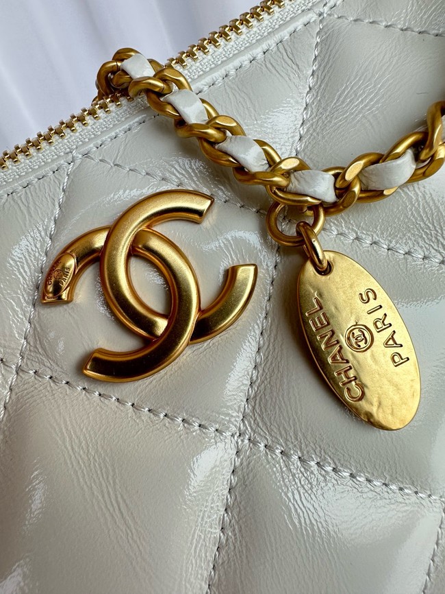 Chanel Medium HOBO BAG AS5498 white