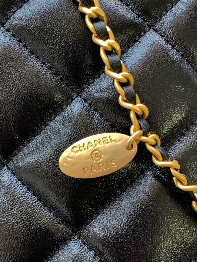 Chanel small HOBO BAG AS5528 black