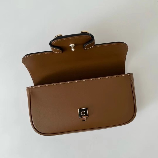 GUCCI HORSEBIT 1955 SOFT SMALL TOP HANDLE BAG 815206  brown