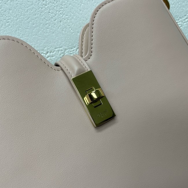 Celine SMALL CAMILLE 16 SOFT BAG IN SMOOTH CALFSKIN 120693 SOFT PEACH