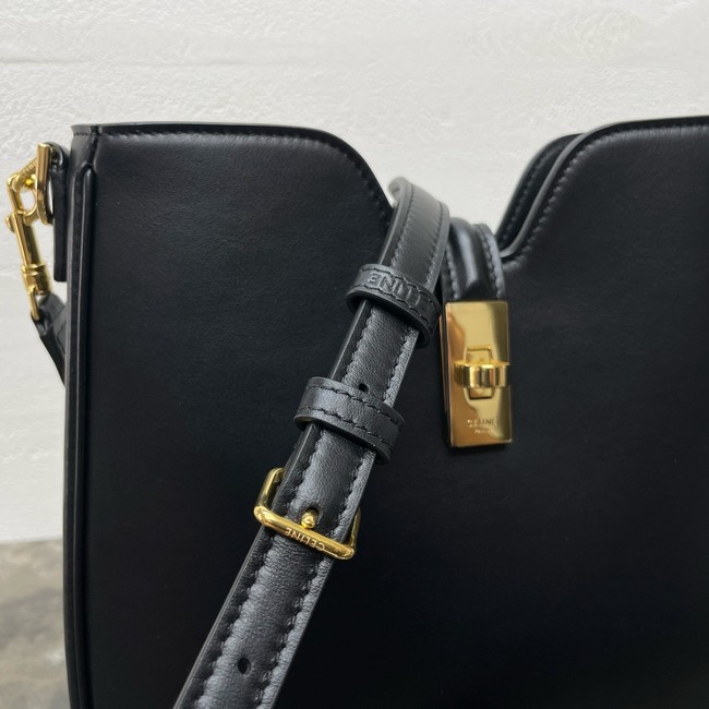 Celine SMALL CAMILLE 16 SOFT BAG IN SMOOTH CALFSKIN 120693 black