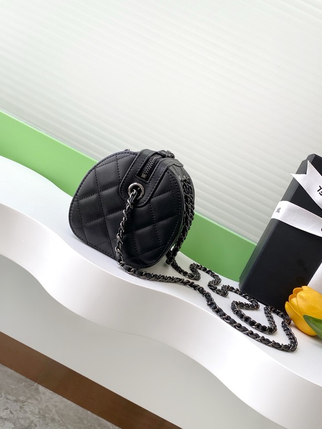 Chanel CLUTCH WITH CHAIN AP4474 Black&Black-Tone Metal 