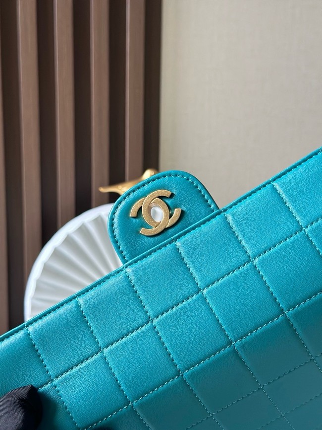 Chanel FLAP BAG AS3314 blue