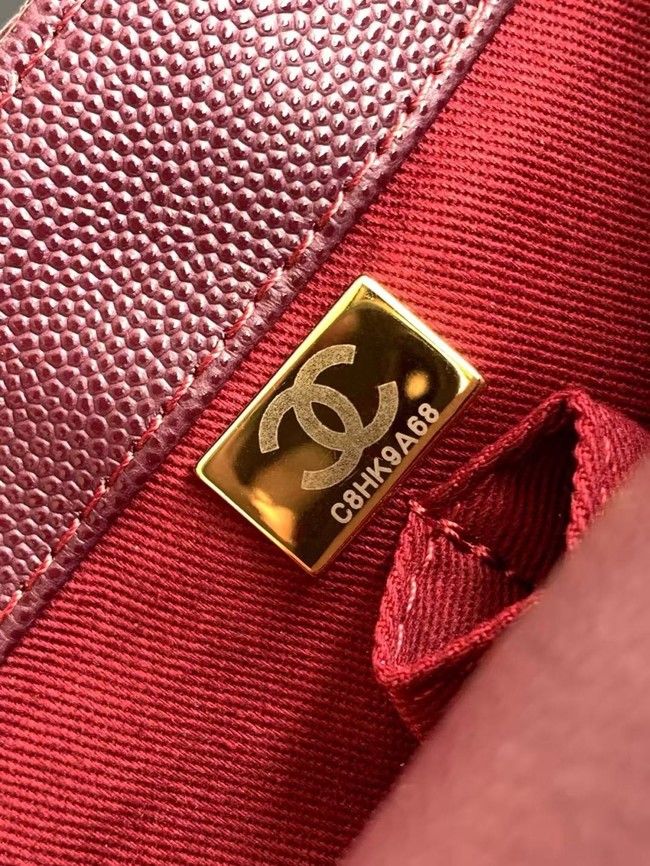 Chanel MINI FLAP BAG WITH TOP HANDLE AS2215-7