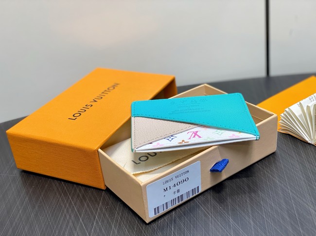 Louis Vuitton LV x TM Criss-Cross Card Holder M14090 Kabira Blue