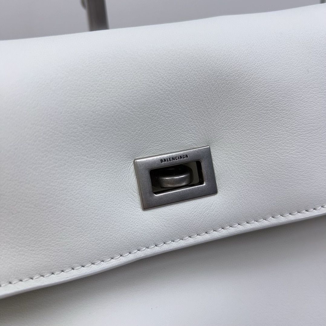 Balenciaga Rodeo Handbag Large smooth calfskin 795459 White