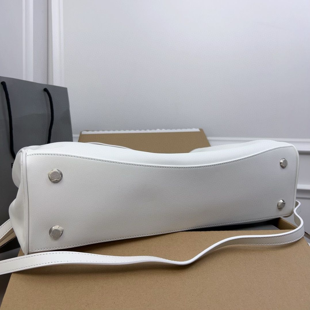Balenciaga Rodeo Handbag Large smooth calfskin 795459 White