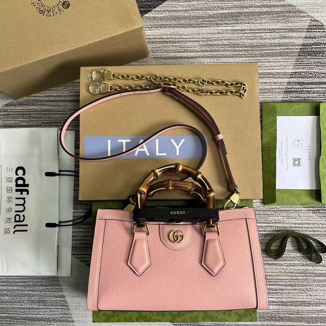 GUCCI DIANA SMALL SHOULDER BAG 735153 pink