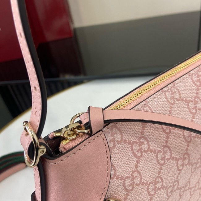 Gucci GG EMBLEM SMALL SHOULDER BAG 815218 pink