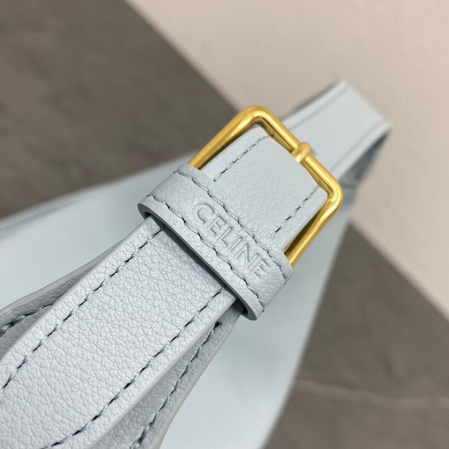 Celine TEEN CELINE LULU IN SUPPLE GRAINED CALFSKIN 120723 ice blue