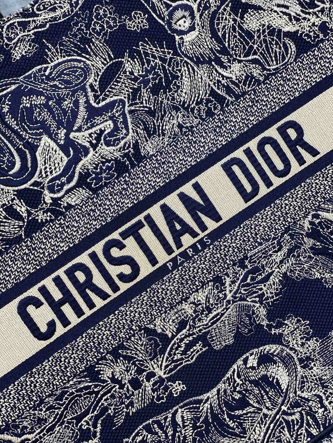 Large Dior Book Tote Embroidery Embroidery M1286ZEDX-5