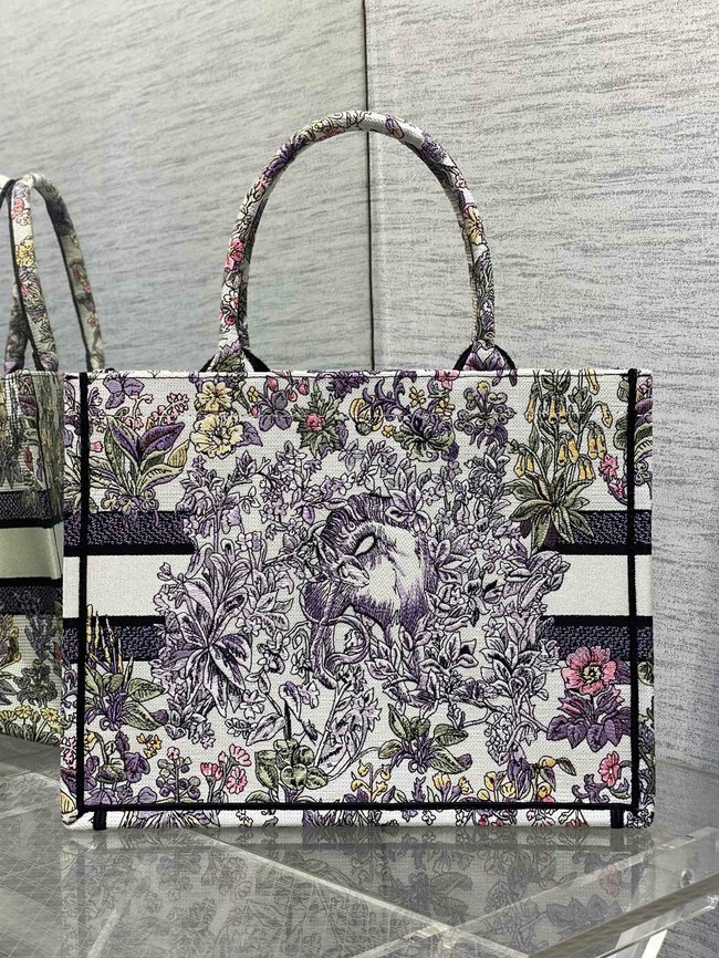 Medium Dior Book Tote Embroidery Embroidery M1296ZTDT-4