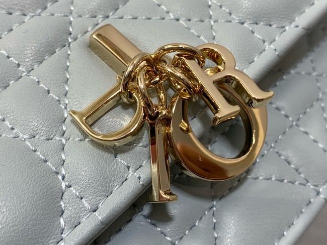 My Dior Mini Bag Cannage Lambskin S0980ONMJ Shirt Blue