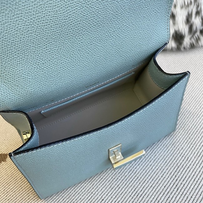 Valextra Iside Top Handle Medium Bag 56028 BLUE