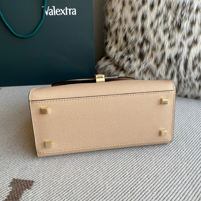 Valextra Iside Top Handle Medium Bag 56028 CASHMERE BEIGE