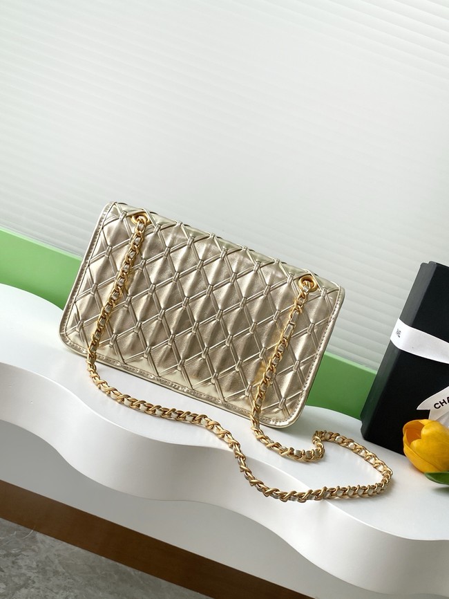 Chanel Mini flap bag AS4795 GOLD
