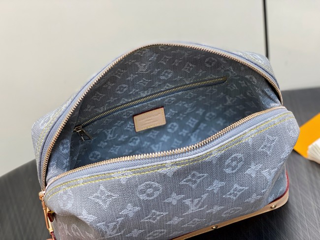 Louis Vuitton Cosmetic Pouch GM M13750 blue