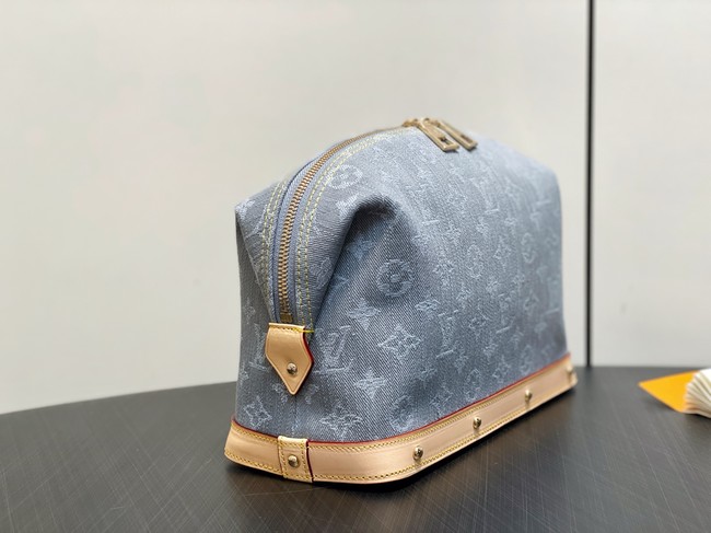 Louis Vuitton Cosmetic Pouch GM M13750 blue