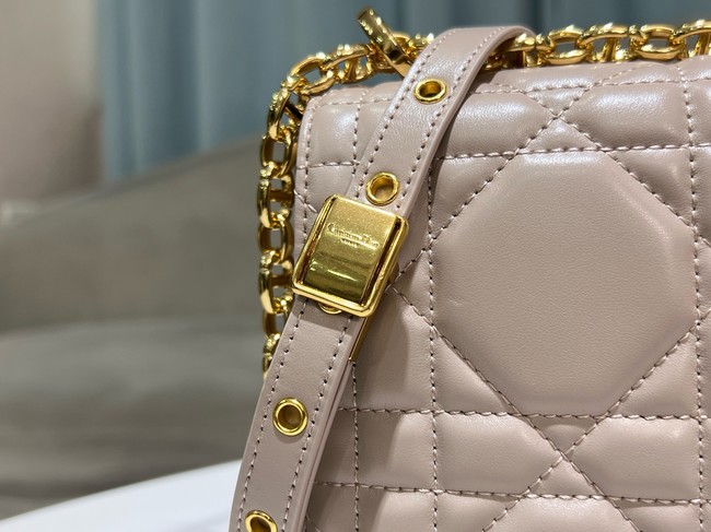 Dior Medium Soft Dior Caro Bag Macrocannage Lambskin M9253UHPA gray