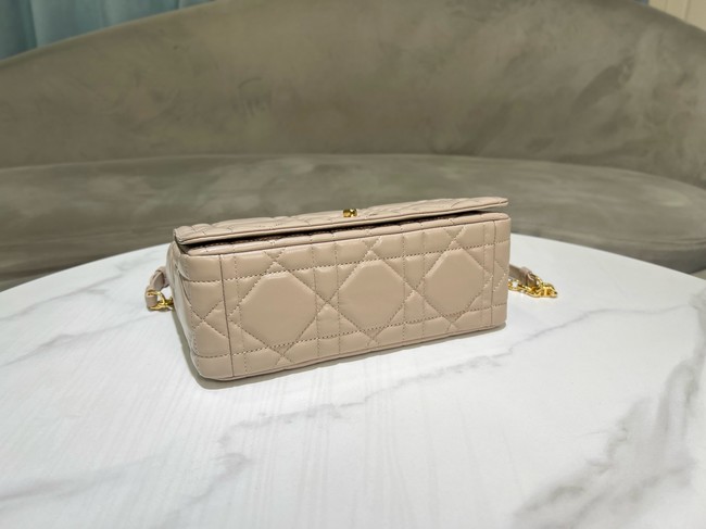 Dior Medium Soft Dior Caro Bag Macrocannage Lambskin M9253UHPA gray