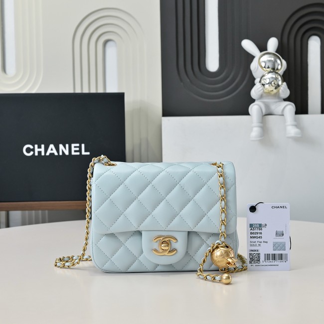 Chanel MINI FLAP BAG AS1786 light Blue