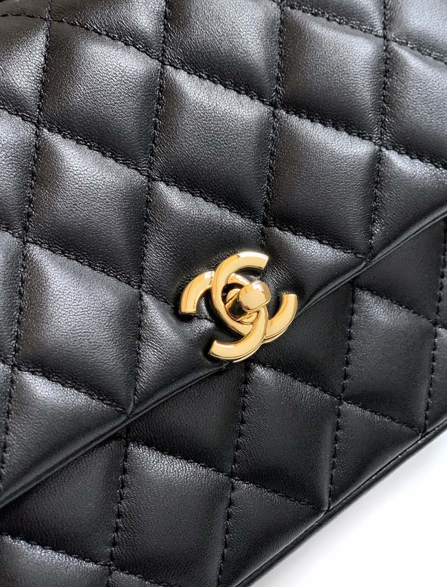Chanel CLASSIC Original Lambskin 11.12 HANDBAG AS6565 black
